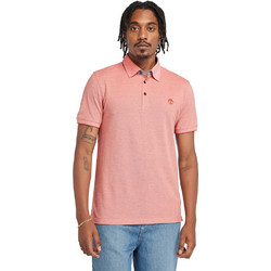 Timberland Ανδρική Μπλούζα Polo Κοντομάνικη Κοραλί TB0A2DJ5EI4