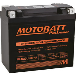 Motobatt Μπαταρία Μοτοσυκλέτας MLX20UHD-HP 720A 12Ah