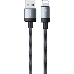 Wekome WDC-123i Braided USB-A to Lightning Cable 1m Black