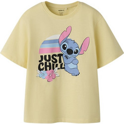 Name It Lilo & Stitch Παιδικό T-Shirt Κοντομάνικο Κίτρινο 13255734