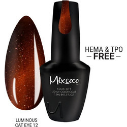 Mixcoco Luminous 12 Cat Eye Ημιμόνιμο Βερνίκι Νυχιών 15ml