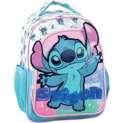 Gim Stitch Brush It Out Σχολική Τσάντα Πλάτης Νηπιαγωγείου Πολύχρωμη 342-03054