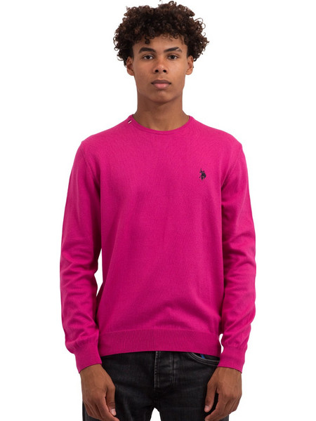U.S. Polo Assn. Ανδρική Πλεκτή Μπλούζα Φούξια 6139053241-357