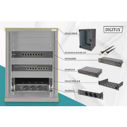 Digitus DN-10-SET-2-B Επιτοίχια Καμπίνα Rack 9U 35x54x36cm