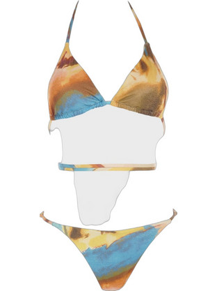 Gsecret Bikini Set Τριγωνάκι Brazil Ταμπά Μπλε 6096-37528