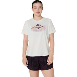 ASICS Fujitrail Γυναικείο Αθλητικό T-Shirt Λευκό 2012D432-101