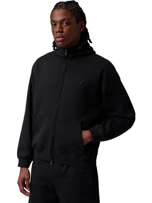 Nike Ανδρική Ζακέτα Φούτερ με Κουκούλα και Φερμουάρ Μαύρη IM7532-010
