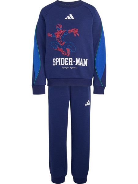 Adidas Marvel Spider-Man Παιδικό Σετ Φόρμας Royal Blue KS3968