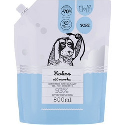 Yope Coconut & Sea Salt Αφρόλουτρο σε Gel Refill 800ml