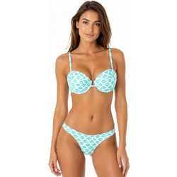 Benetton Bikini Set Λευκό Τιρκουάζ 3WUM5R03Y-75H