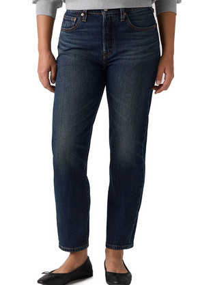 Levi's 501 (R) Original Γυναικείο Τζιν Παντελόνι Κανονική Εφαρμογή Navy Μπλε 36200-0413