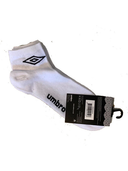Umbro Ανδρικές Κάλτσες Κοντές Λευκές 3Pack 183196-WHT