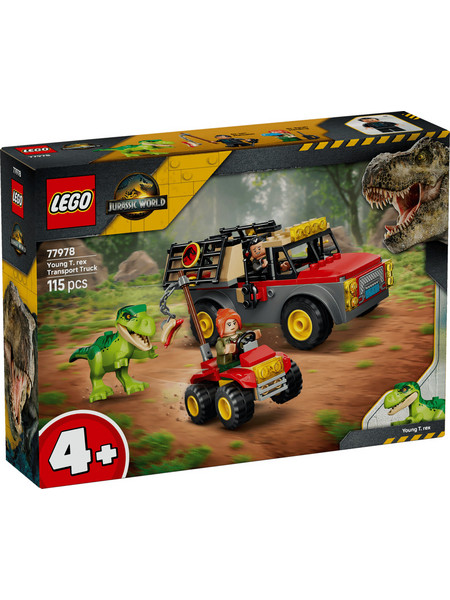 Lego Jurassic World Young T. rex Transport Truck για 4+ Ετών