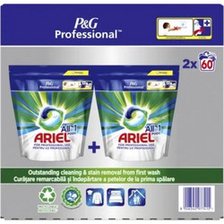 Ariel Professional All In 1 Επαγγελματικό Απορρυπαντικό Πλυντηρίου σε Κάψουλες 120 Πλύσεις Refill