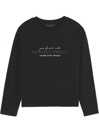 Mayoral Παιδικό T-Shirt Μακρυμάνικο Μαύρο 16-07050-089