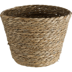 Globostar Patmos Κασπώ Καλάθι Δαπέδου Καφέ 20x15cm 20269