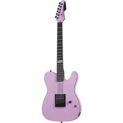 Schecter Machine Gun Kelly Ηλεκτρική Κιθάρα T Style με Μαγνήτες H & Ταστιέρα Ebony Tickets To My Downfall Pink