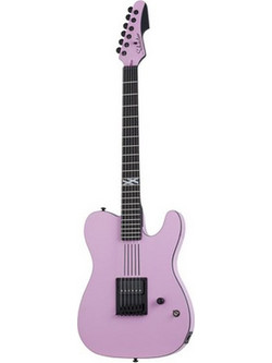 Schecter Machine Gun Kelly Ηλεκτρική Κιθάρα T Style με Μαγνήτες H & Ταστιέρα Ebony Tickets To My Downfall Pink