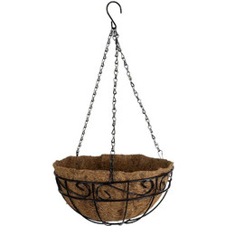 Globostar Κρεμαστό Κασπώ Χωρίς Σχέδιο Καφέ 30x15cm 20563