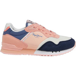 Pepe Jeans London Basic Παιδικά Sneakers Σομόν PGS30564-595