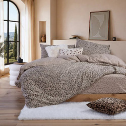 Nef-Nef Σετ Σεντόνια Μονά Βαμβακερά 170x270 Wild Beige