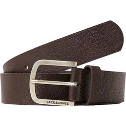 Jack & Jones Ανδρική Ζώνη από Δερματίνη Λεπτή Σοκολατί 12120697