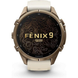Garmin Fenix 9 Pro 43mm AMOLED Sapphire Autumn Gold Titanium Cream / French Grey