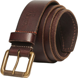 Superdry Ανδρική Ζώνη Δερμάτινη Badgeman Brown M9210116A-02O