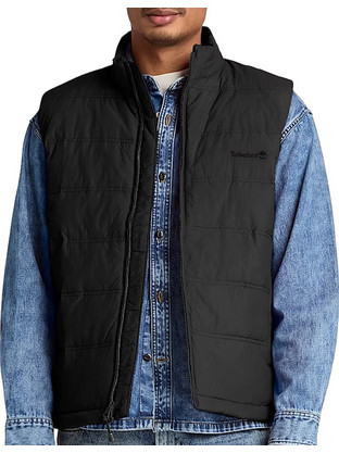 Timberland Αμάνικο Ανδρικό Μπουφάν Puffer Μαύρο TBC0YH75001