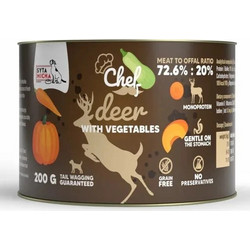 Syta Micha Chef Adult Monoprotein Grain Free with Deer & Vegetables 200gr