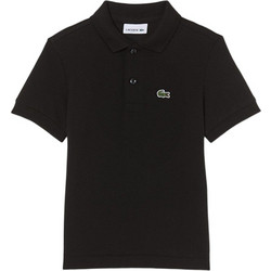 Lacoste Παιδικό Polo Κοντομάνικο Μαύρο 3PJ1463-031