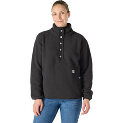 Carhartt Fairbanks Γυναικείο Φούτερ Fleece Ανθρακί 107727-N04