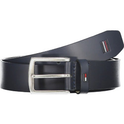 Tommy Hilfiger Ανδρική Ζώνη Δερμάτινη Navy Μπλε AM0AM12054