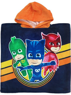 PJ Masks Παιδικό Πόντσο Θαλάσσης Navy Μπλε 50x50cm 090008