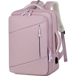 QueenMother SmartPack Pro SMPR7002 Αδιάβροχο Σακίδιο Πλάτης Ροζ