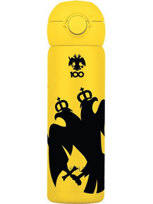Estia Handy Bottle Save The Aegean ΑΕΚ Παιδικό Παγούρι Θερμός Ανοξείδωτο BPA Free Κίτρινο 470ml