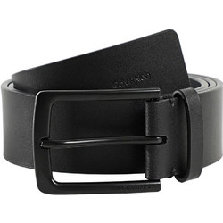 Calvin Klein Buckle Smooth Ανδρική Ζώνη Δερμάτινη Μαύρη LV04D7066G-V8N