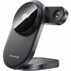 Swissten MagBase 3in1 Ασύρματος Φορτιστής Qi2 Pad 15W
