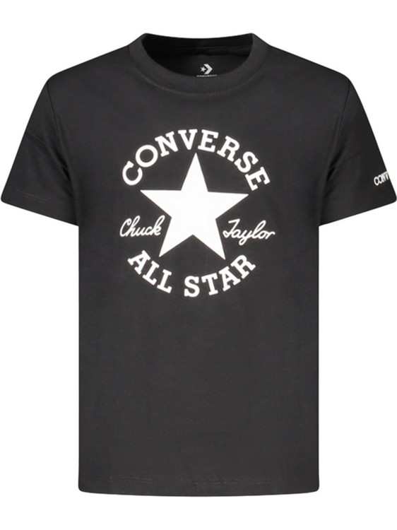 Converse Παιδικό T-Shirt Κοντομάνικο Μαύρο 4CH526-023