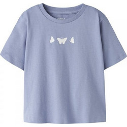 Name It Παιδικό T-Shirt Κοντομάνικο Λιλά Μπεζ 13254630