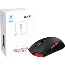 MSI Forge GM340 Ασύρματο Gaming Ποντίκι 12000 DPI Black