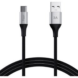 Allity AUC-01 Braided USB-A to USB-C 1m Black
