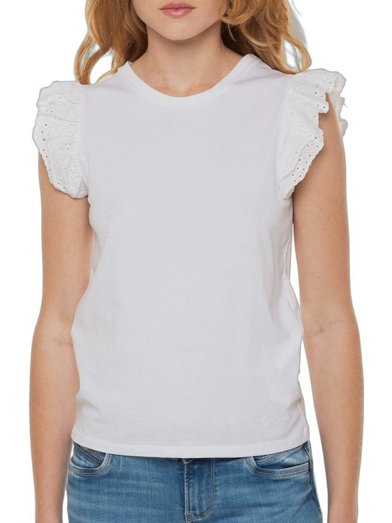 Pepe Jeans Παιδικό T-Shirt Αμάνικο Λευκό PJ0APPL505-849