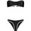 Celestino Bikini Set Strapless Μαύρο SQ1019.0914