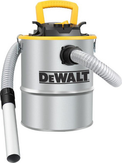 DeWALT DXV15A-QS Σκούπα Στάχτης 600W με Κάδο 15lt