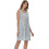 PNN Nightwear Emily Νυχτικό Εγκυμοσύνης & Θηλασμού Βαμβακερό Καλοκαιρινό Μπλε 0251-0411-1