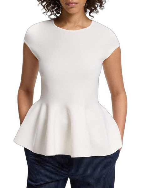 Hugo Boss Siefata Γυναικείο Καλοκαιρινό Top Εκρού 50562667-127