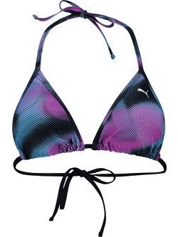 Puma Bikini Top Τριγωνάκι Τιρκουάζ Μωβ 701237611-002