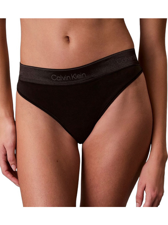 Calvin Klein Γυναικείο String Μαύρο LV00QF8826-UB1