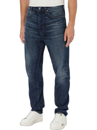 G-Star RAW Ανδρικό Τζιν Παντελόνι Κανονική Εφαρμογή Navy Μπλε D30100-D788-J369